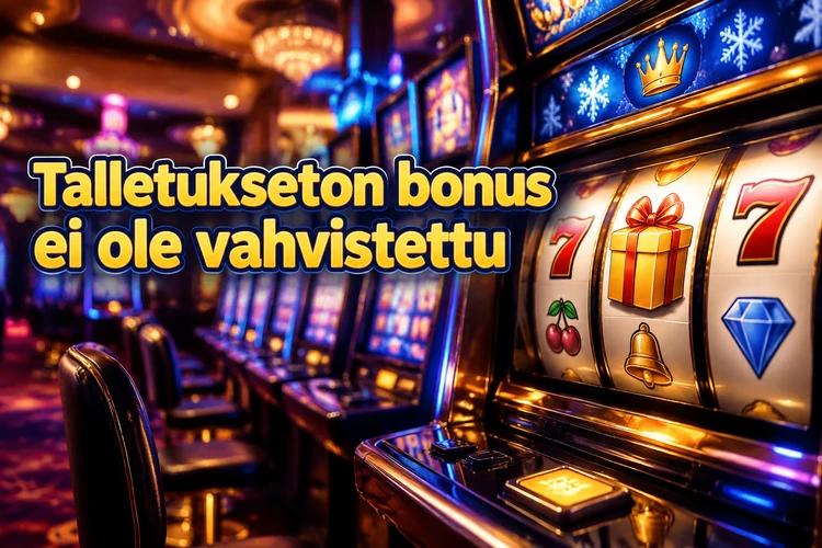 Talletukseton bonus ei ole vahvistettu