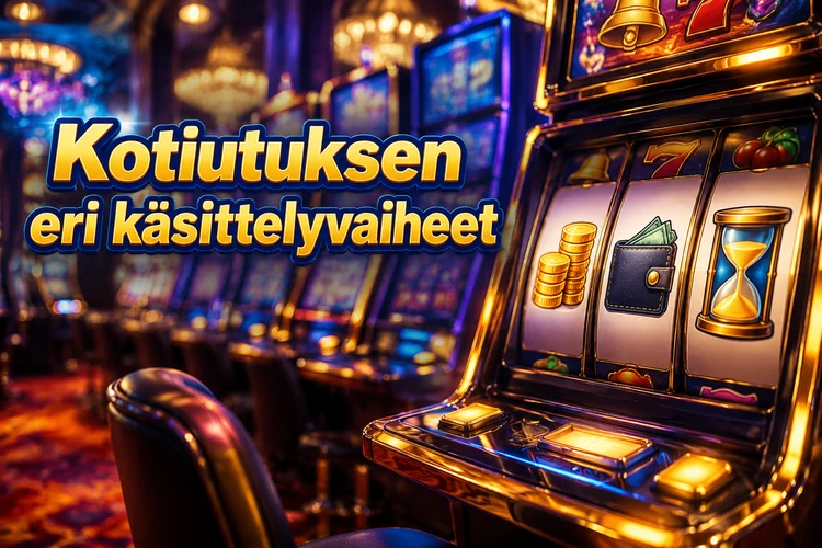 Kotiutuksen eri käsittelyvaiheet