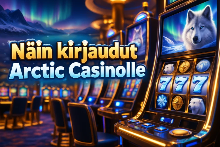 Näin kirjaudut Arctic Casinolle